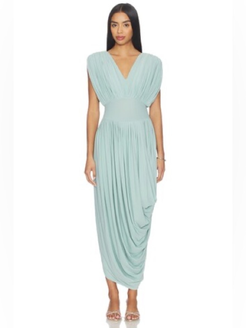The Amira Dress in Dirty Mint by Deme By Gabriella